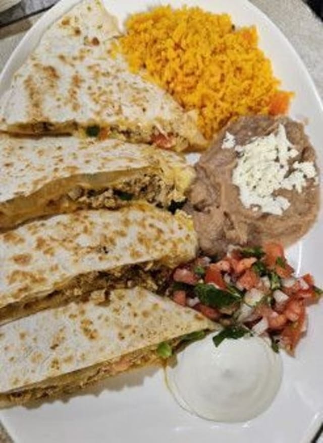 Shredded Beef Quesadilla.