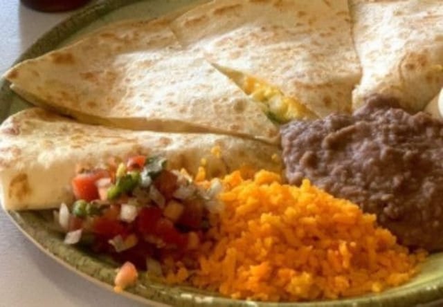 Cheese Quesadilla.