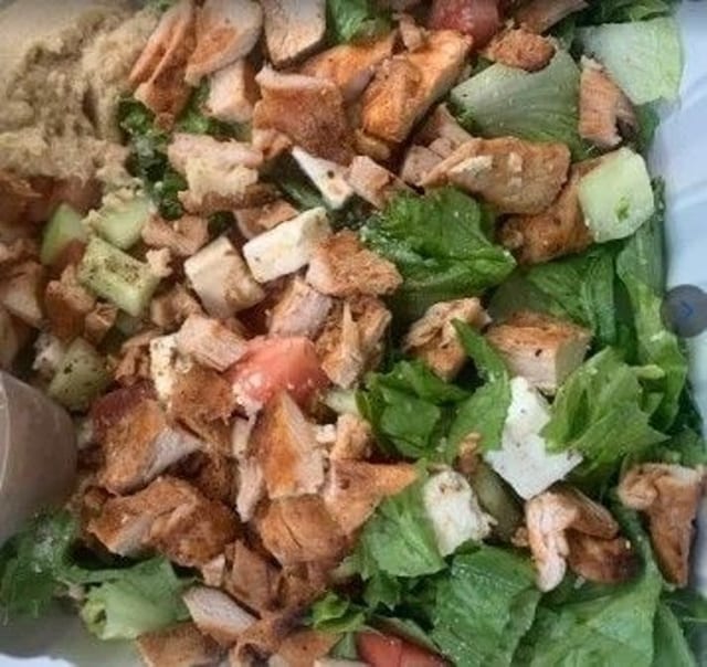 Grilled Chicken Caesar Salad.