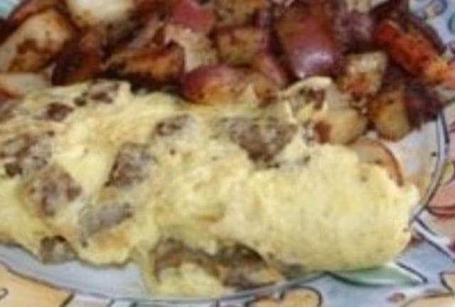 Mushroom Omelet.