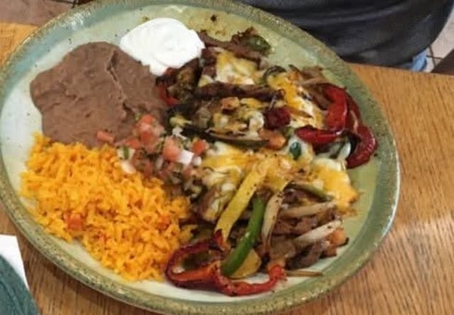 Shrimp Fajitas.