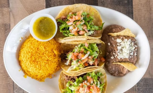 Mexican Chicken Tacos.